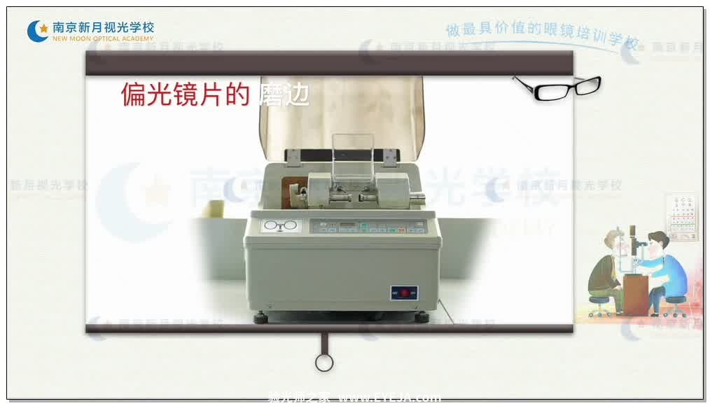 偏光眼镜的的加工流程-5眼镜定配加工流程-验光师培训专题二