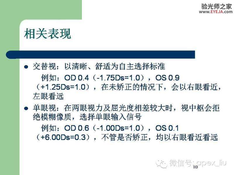 转载:尖峰眼科课程分享---屈光参差 转载:尖峰眼科课程分享---屈光参差