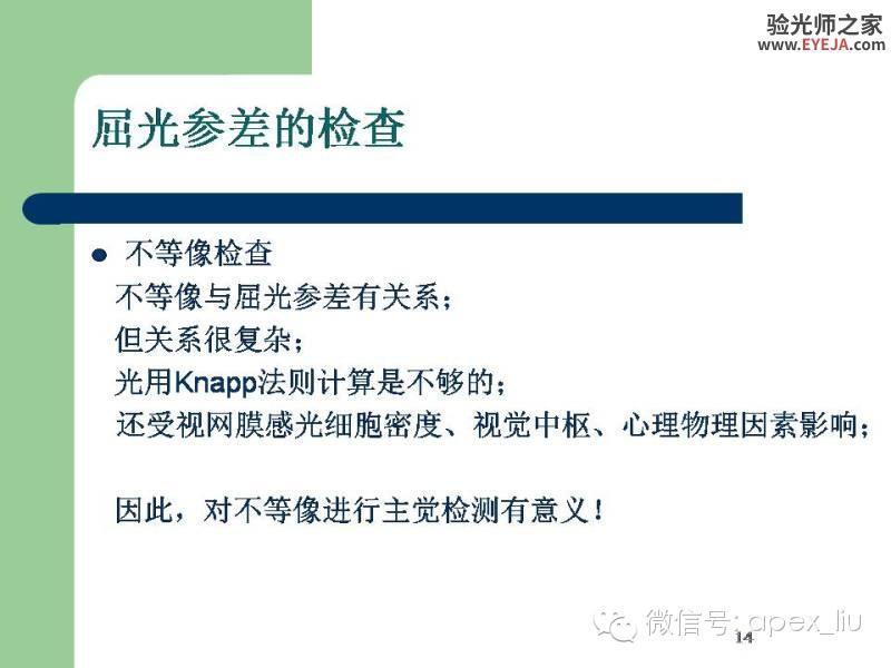 转载:尖峰眼科课程分享---屈光参差 转载:尖峰眼科课程分享---屈光参差