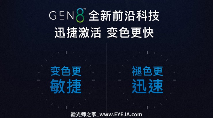 依视路-第八代钻晶 全视线变色片镜片介绍 依视路-第八代钻晶 全视线变色片镜片介绍