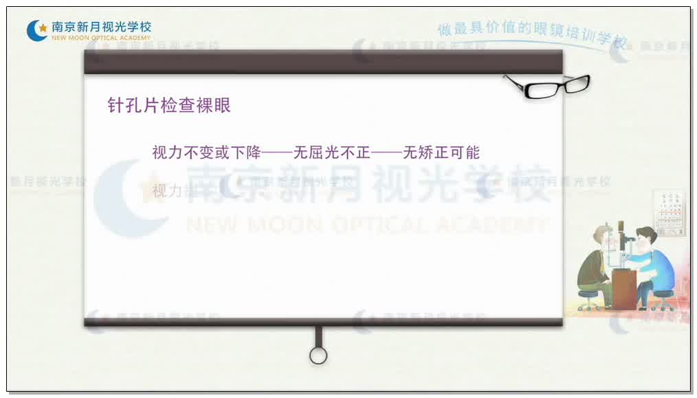 针孔片检测-1验光基础知识和流程-验光师培训专题二